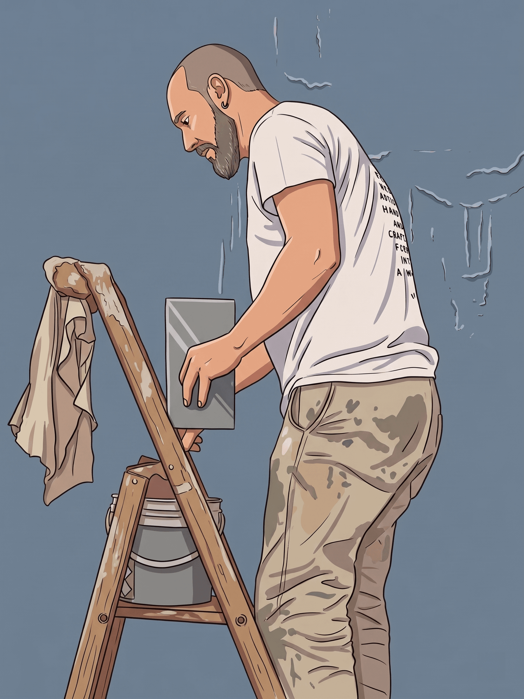 Artisans travaillant sur un chantier